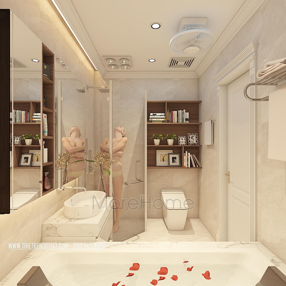 Mẫu phòng tắm kính nhỏ đẹp dành riêng cho những phòng tắm chật chội Mẫu phòng tắm kính...